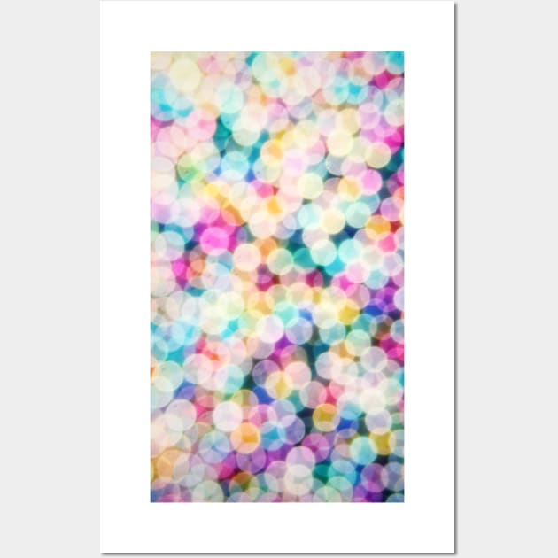 Rainbow Bokeh Wall Art by SharonJ